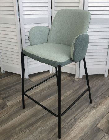 Полубарный стул NYX (H=65cm) VF113 светлая мята, VF115 серо-зеленый