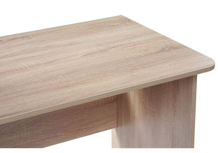 Стол КСТ-14Л левый дуб сонома, белый