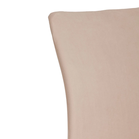 Стул обеденный La Rousse бежевый, ткань и металл, мягкое сиденье, без подлокотников