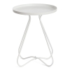 Столик журнальный GLAND металл, 40*40*45 см, белый