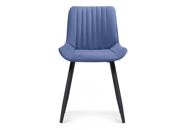 Стул на металлокаркасе Вейв 4 шт синий, черный