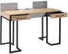 Стол рабочий Loft дуб натуральный, бетон