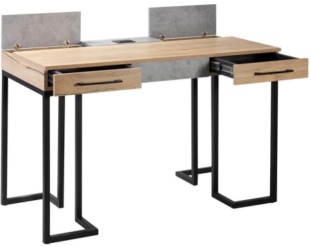 Стол рабочий Loft дуб натуральный, бетон