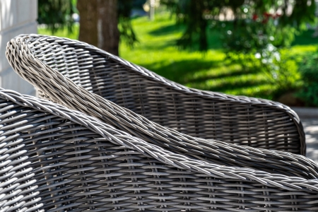 "Равенна" плетеное кресло из искусственного ротанга, графит