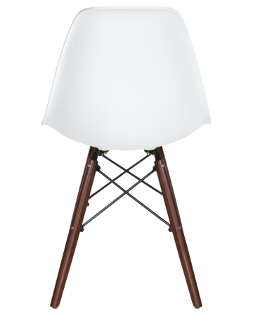 Стул обеденный LMZL-PP623 ножки темный бук сиденья белый