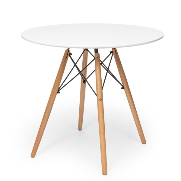Стол Eames style 80 белый