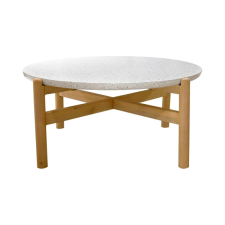 Комплект деревянной плетеной мебели Tagliamento Talara LOUNGE3 светлое дерево