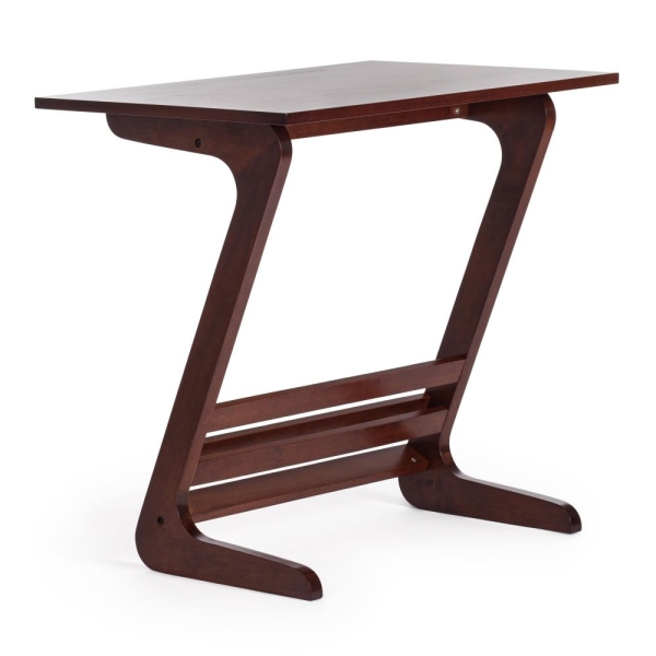 Стол письменный FARGO (ST-309) дерево гевея, МДФ, 80х55х76 см, темный орех Стол письменный FARGO (ST-309) дерево гевея, МДФ, 80х55х76 см, темный орех