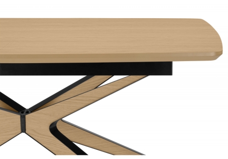 Стол деревянный Roxy 160(220)x90 светлый дуб