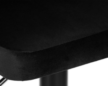 Набор 2 шт Стул барный JOSEPH BLACK, черный велюр (MJ9-101)