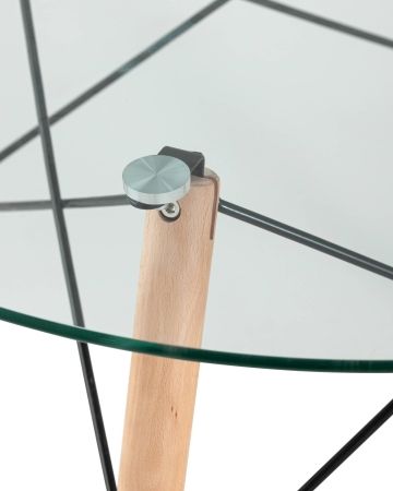 Стол DSW D80 стеклянный