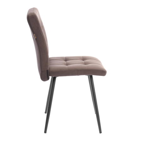 Стул обеденный Medeo коричневый велюр