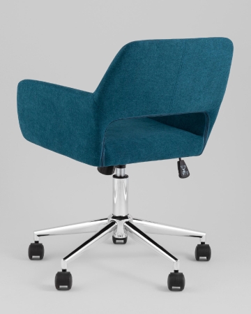 Стул офисный ROSS рогожка синий