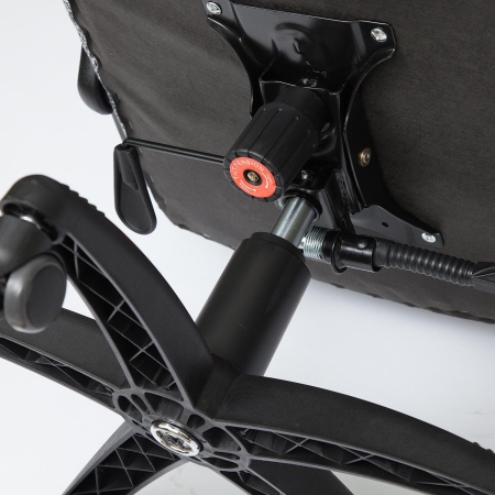 Кресло DUKE флок и ткань, коричневый и бронза