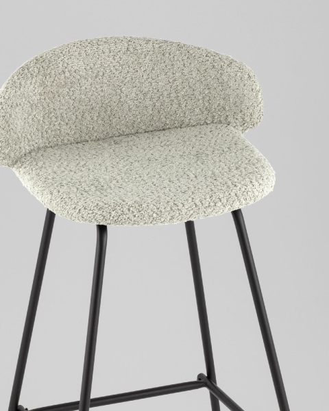 Стул барный Nita букле мятный
