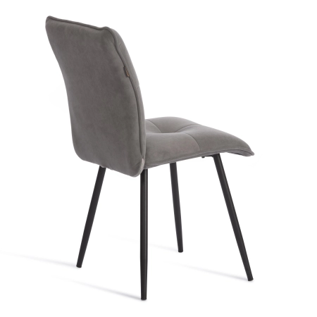 Стул обеденный Sweet серый флок