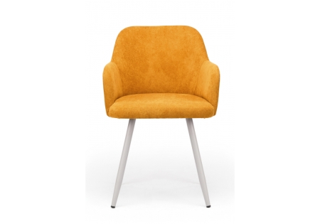 Стул на металлокаркасе Инфини 360 терракота (ocean 015), серый