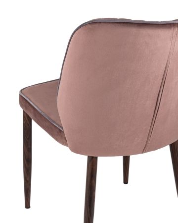 Стул Лоренс велюр пыльно-розовый