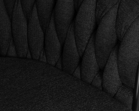 Набор 2 шт Стул обеденный MATILDA, черная ткань (LAR 275-50)