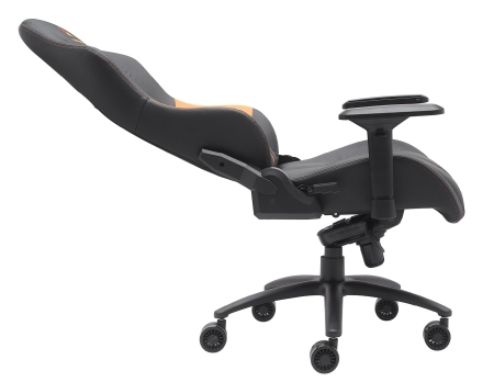 Стул для геймера Jaguar экокожа оранжевый