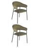 Стул обеденный Leya зеленый 2 шт.