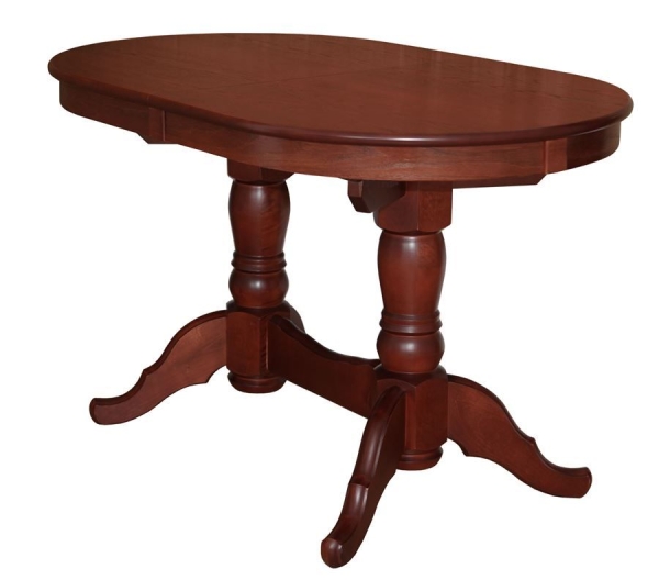 Стол Презент махагон, массив березы, шпон