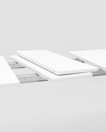 Стол обеденный Берген раскладной 160-190-220*90 белый