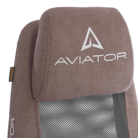 Кресло AVIATOR PLT metalBL коричневое