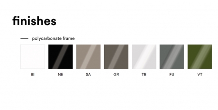 Стул прозрачный PEDRALI Blitz серый