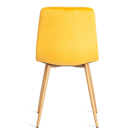 Стул CHILLY (mod. 7094-1) ткань и металл, желтый и светлое дерево