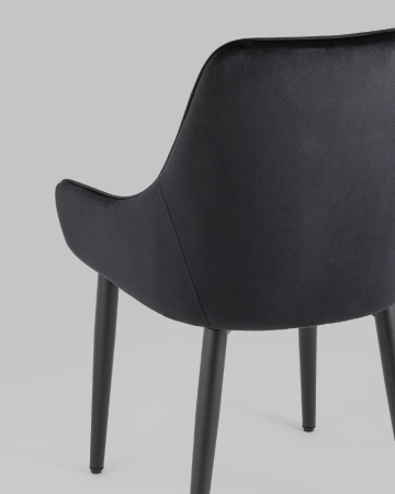 Стул Диана велюр черный Стул Диана велюр черный