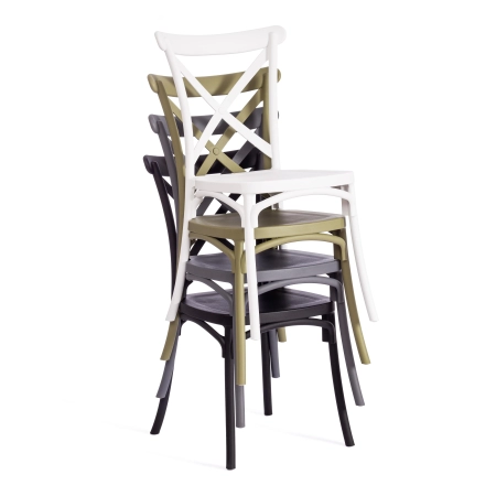 Стул CROSS (mod. PL24) белый