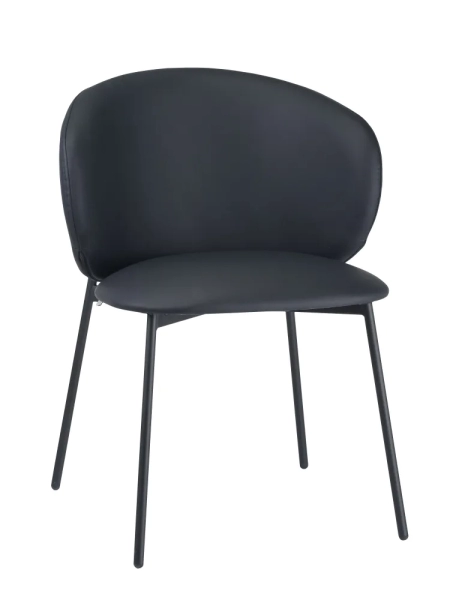 Стул для кухни SOLIS черный экокожа NAPPA 999, комплект 2шт