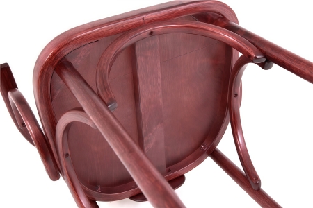 Деревянный стул Венский махагон с твердым сиденьем