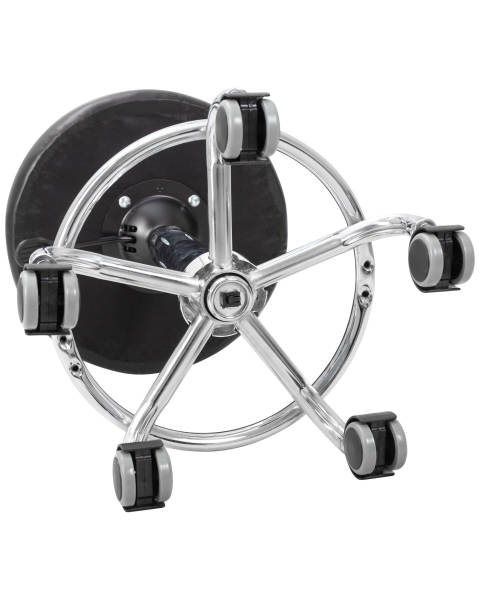 Табурет мастера BILLY черный, хромированный