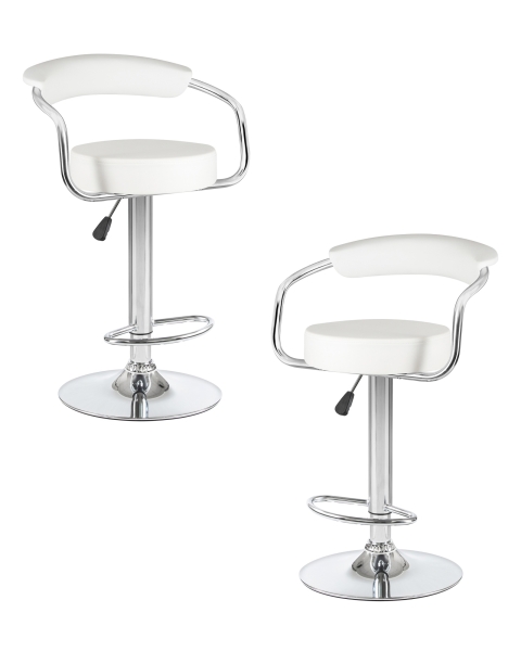 Набор 2 шт Стул барный MARTA, белый