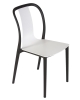 Набор 4 шт Стул обеденный ADAM, черный и белый