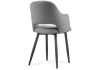 Стул Гутрид ромбы спереди серый, черный