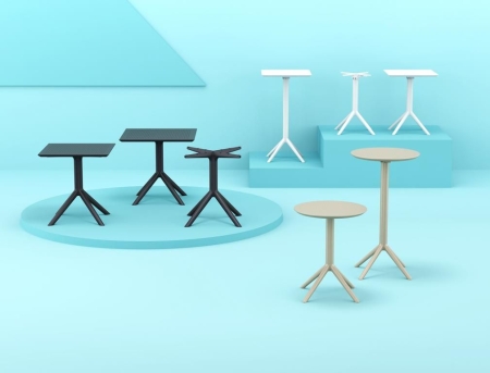 Стол пластиковый Sky Table 70 черный