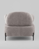 Кресло Кэнди ткань букле светло-серый