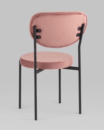 Стул Барбара велюр пыльно-розовый