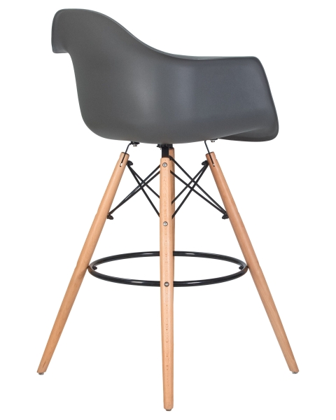 Стул барный DAW BAR ножки светлый бук, серый