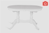 Стол обеденный Овальный-1300 слоновая кость 9001