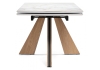 Керамический стол Шаннон 180(240)х90х79 серый, дуб монтана