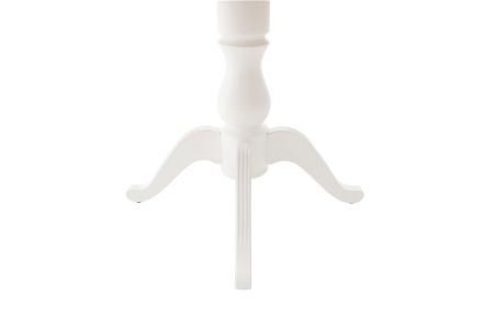 Стол "Фабрицио-1" раздвижной D 1000 тон 9 эмаль белая