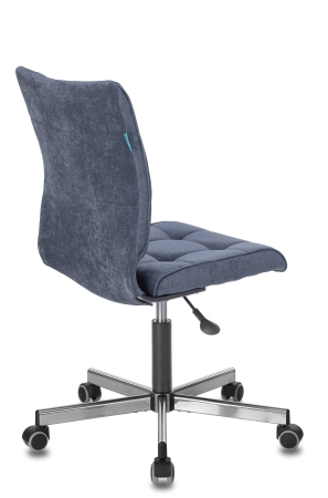 Кресло CH-330M и LT-27 без подлокотников темно-синий, крестовина металл