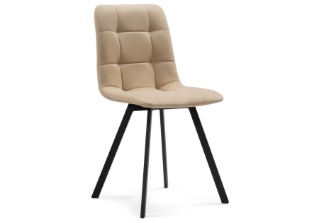 Обеденная группа Эделин бежевый, дуб вотан, черный матовый