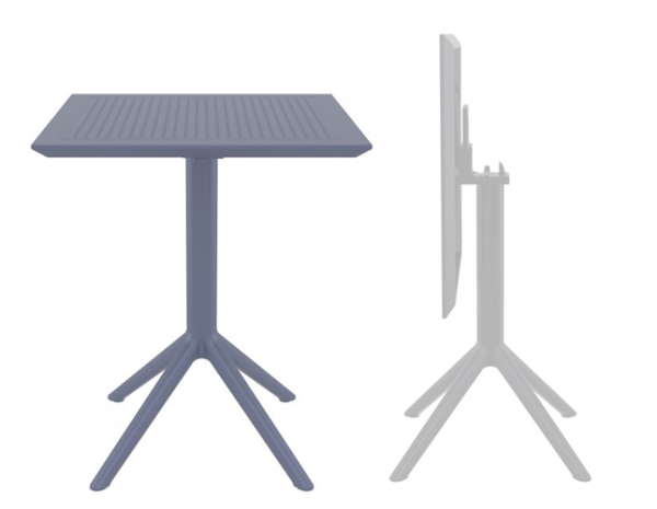 Стол пластиковый складной Siesta Contract Sky Folding Table 60 Стол пластиковый складной Siesta Contract Sky Folding Table 60