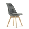 Стул Sephi темно-серый велюр