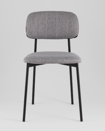 Стул Майло рогожка серый